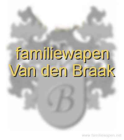 familiewapen Van den Braak