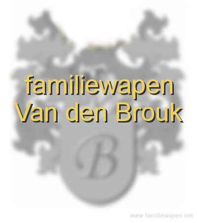 familiewapen Van den Brouk