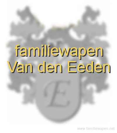 familiewapen Van den Eeden