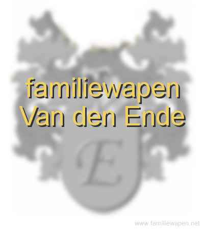 familiewapen Van den Ende