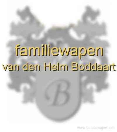 familiewapen van den Helm Boddaart