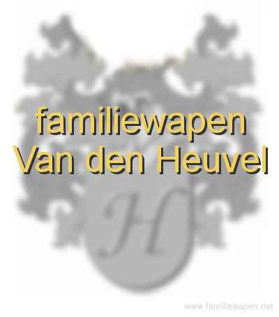 familiewapen Van den Heuvel