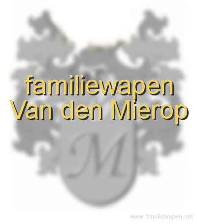 familiewapen Van den Mierop