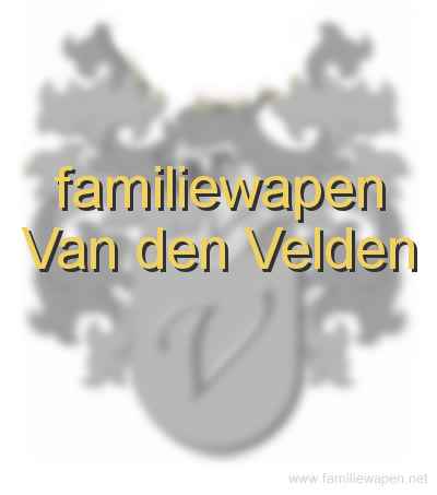 familiewapen Van den Velden