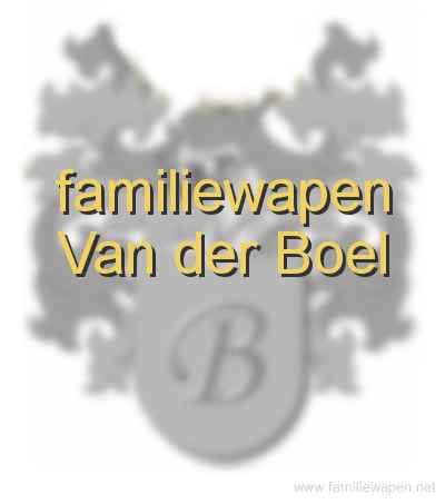 familiewapen Van der Boel