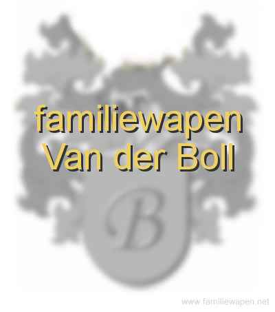 familiewapen Van der Boll