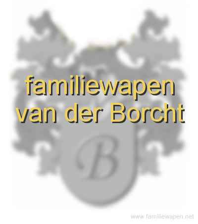 familiewapen van der Borcht