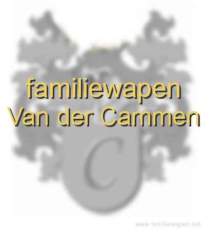 familiewapen Van der Cammen