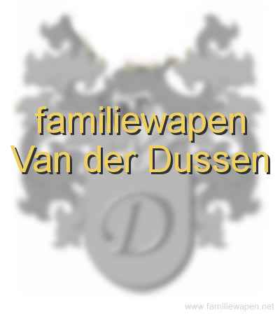 familiewapen Van der Dussen