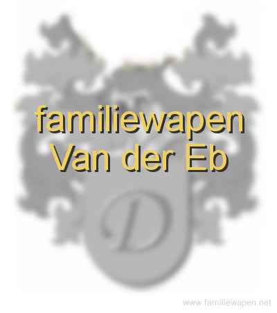 familiewapen Van der Eb