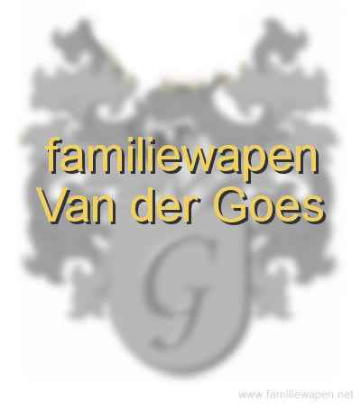 familiewapen Van der Goes