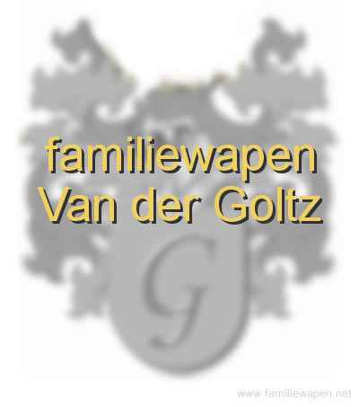 familiewapen Van der Goltz