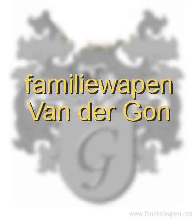 familiewapen Van der Gon