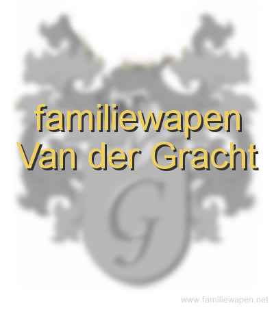 familiewapen Van der Gracht