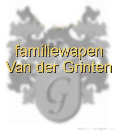 familiewapen Van der Grinten