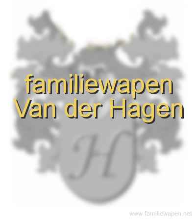 familiewapen Van der Hagen