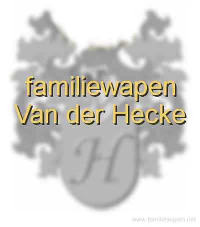 familiewapen Van der Hecke