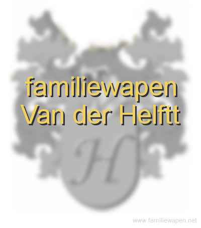 familiewapen Van der Helftt