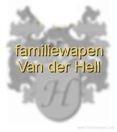 familiewapen Van der Hell