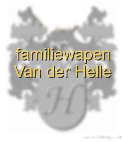 familiewapen Van der Helle