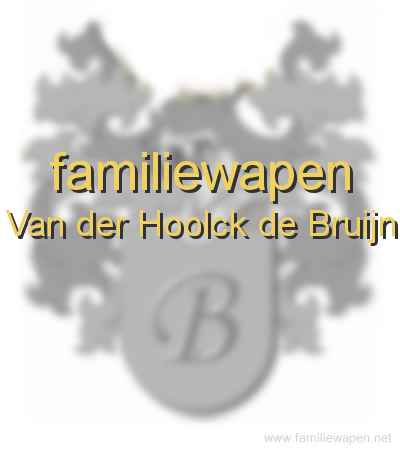 familiewapen Van der Hoolck de Bruijn