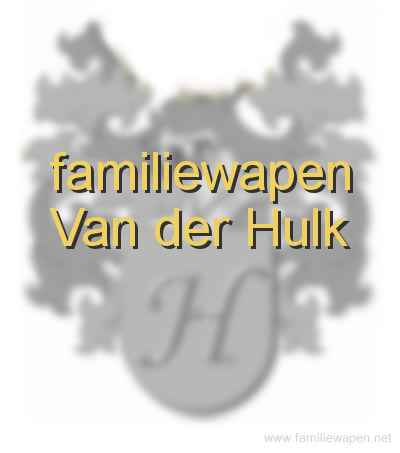 familiewapen Van der Hulk