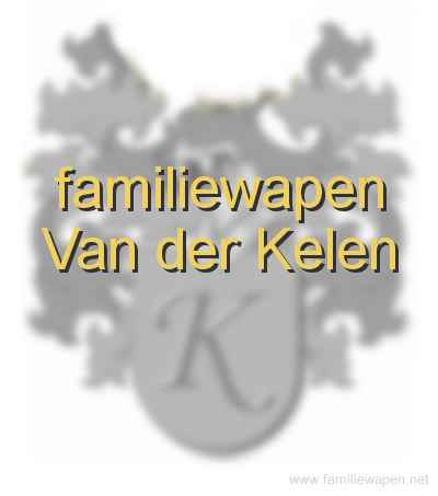 familiewapen Van der Kelen