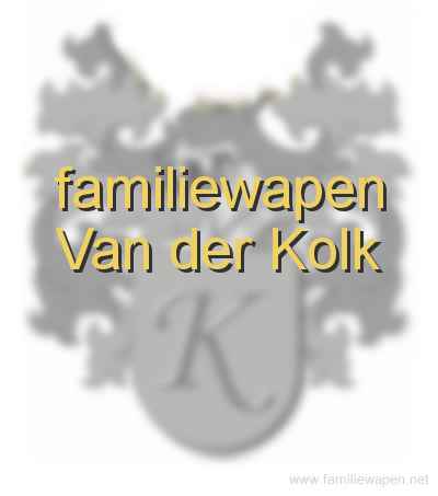 familiewapen Van der Kolk