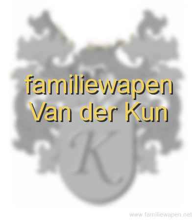 familiewapen Van der Kun