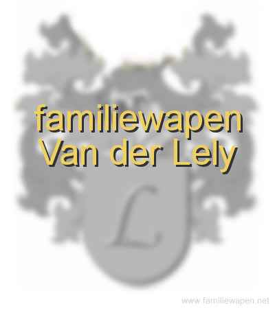 familiewapen Van der Lely