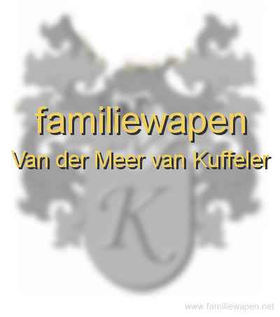 familiewapen Van der Meer van Kuffeler