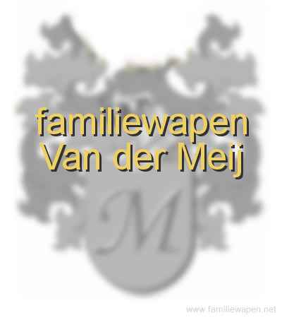 familiewapen Van der Meij