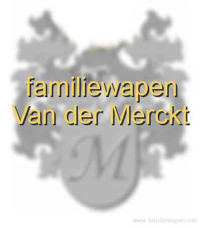 familiewapen Van der Merckt