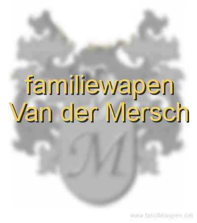 familiewapen Van der Mersch