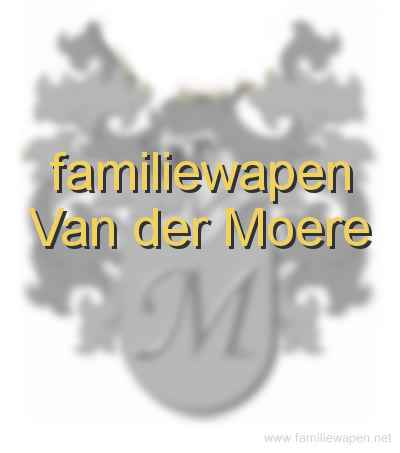 familiewapen Van der Moere