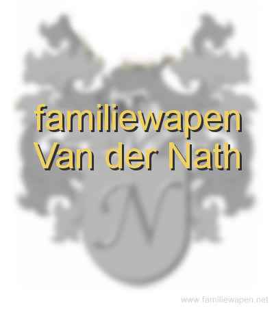 familiewapen Van der Nath