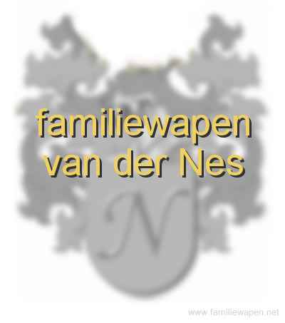 familiewapen van der Nes