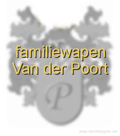 familiewapen Van der Poort