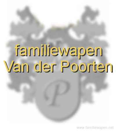 familiewapen Van der Poorten