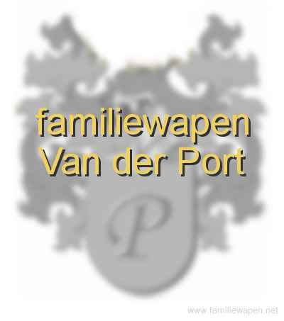 familiewapen Van der Port