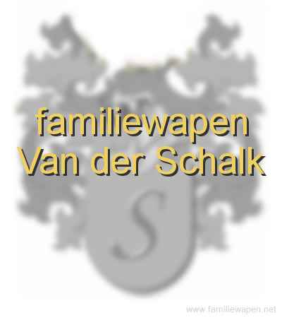 familiewapen Van der Schalk