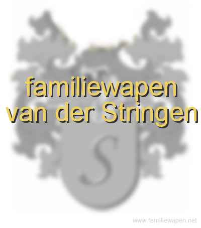 familiewapen van der Stringen