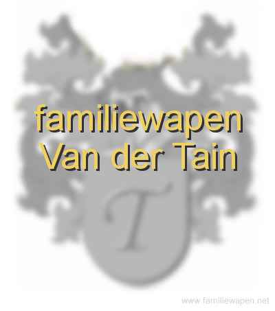 familiewapen Van der Tain