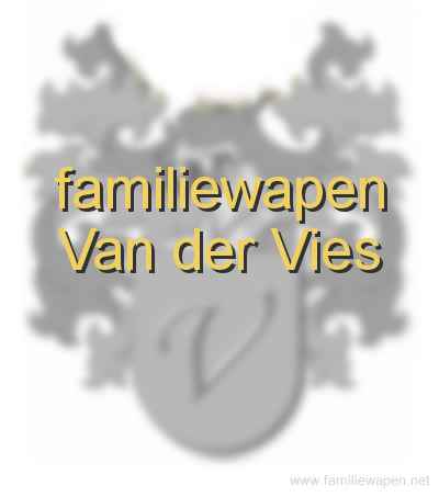 familiewapen Van der Vies