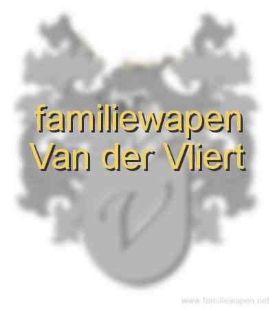 familiewapen Van der Vliert