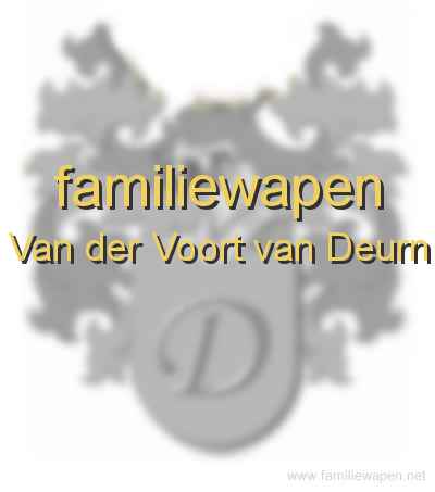 familiewapen Van der Voort van Deurn