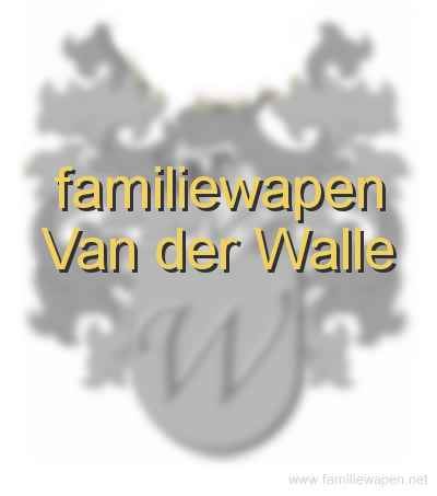 familiewapen Van der Walle