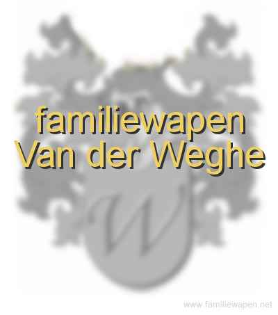 familiewapen Van der Weghe