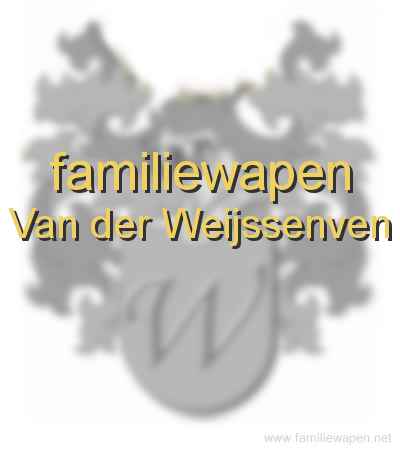 familiewapen Van der Weijssenven