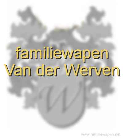 familiewapen Van der Werven